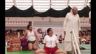 BKS Iyengar teach Badhakonasana with Chumbals [upl. by Kalikow]