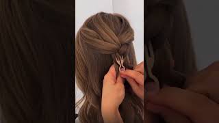 Thick Hairstyle updo technique with the Fiona Franchimon No 1 Hairpin [upl. by Sinclare]