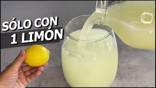 Como HACER LIMONADA CASERA [upl. by Namra986]