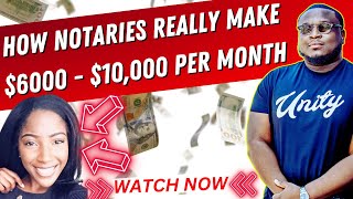 How Notaries Really Make 6000  10000 Per Month [upl. by Noval]