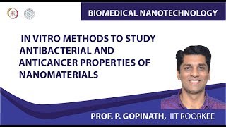 In vitro Methods to study antibacterial and anticancer properties of nanomaterials [upl. by Enilav]