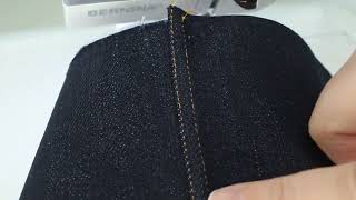 How To Sew A Flat Felled Seam on Denim [upl. by Lowney]