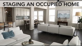 STAGING AN OCCUPIED HOME  Design Time [upl. by Diskson888]