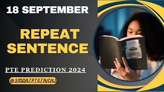 PTE Speaking Repeat Sentence 2024  repeat sentence practice pte [upl. by Haraj91]