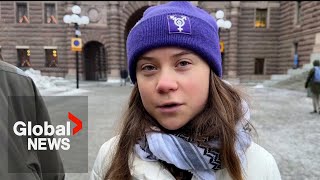 Greta Thunberg criticizes COP28 climate deal as quotstab in the back” [upl. by Laurinda]