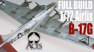 172 Airfix B17 Flying Fortress Model Kit Tutorial Build [upl. by Otrebogir]