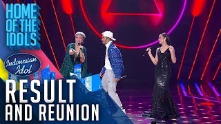 LYODRA X LEA SIMANJUNTAK X JFLOW  RESULT amp REUNION  Indonesian Idol 2020 [upl. by Ydahs]