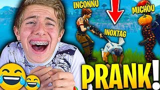 JAI PRANK INOXTAG AVEC UN INCONNU ET ÇA A TRÈS MAL TOURNÉ SUR FORTNITE BATTLE ROYALE [upl. by Jamill]