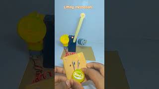 Lifting mechanism •dc motor youtubeshorts tech dcmotorproject [upl. by Cloutman921]