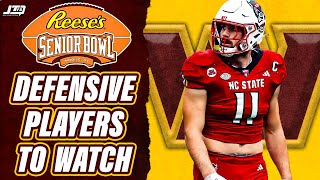 Washington Commanders Senior Bowl Watch List Defense [upl. by Aihsel612]