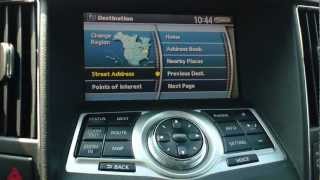 HOW TO USE THE NAVIGATION SYSTEM ON A NISSAN [upl. by Jc]