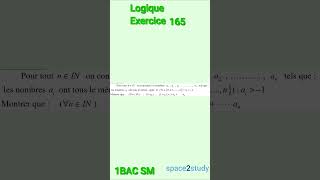 Exercice 165 Logique 1BACSM Maths [upl. by Urban]