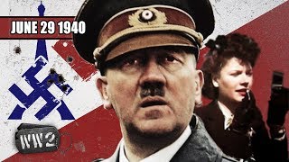 044  Hitler ❤️Paris  German Victory in France  WW2  June 29 1940 [upl. by Ellac]