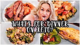 WHATS FOR DINNER ON KETO  WHAT TO EAT KETO DIET  Suz and The Crew [upl. by Natsirhc604]