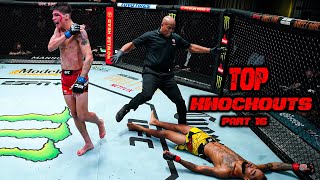 The Most Fantastic KNOCKOUTS ufc fight mma PART 16 [upl. by Nehpets]