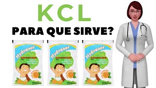 KCl cloruro de potasio medicamento que es y para qué sirve el cloruro de potasio KCl como tomar klc [upl. by Littman]