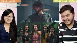 Couple Reaction on Liger Fight Scene  Vijay Deverakonda Ananya Pandey Ronit Roy [upl. by Annorah]