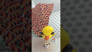 How lucky are you in UNO😅 uno babyduck comedy [upl. by Loring]