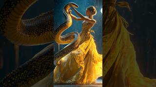 A Woman Fuses with A Snake on AGT americagottalent agt magic talent shorts [upl. by Rehotsirk]