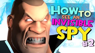 TF2 How to see an invisible spy 2 ExploitXFiles [upl. by Annaitat]