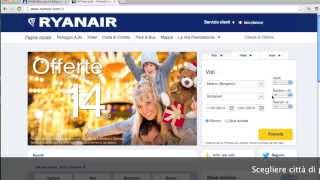 Come prenotare un volo Ryanair aggiornamento novembre 2013 [upl. by Siegel]