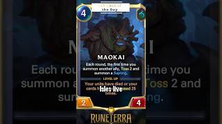 Maokai  Legends of Runeterra Card of the Day 17 [upl. by Nrubyar498]