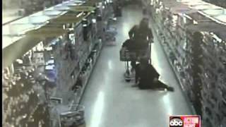 Fake slip and fall caught on video [upl. by Gelman]