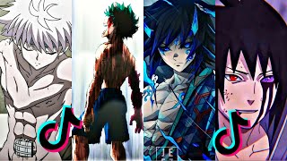 Anime Badass Moments TikTok compilation [upl. by Yrad]