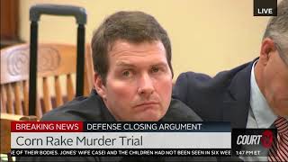 IA v Mullis Defense Closing Arguments  Corn Rake Murder Trial [upl. by Gnagflow996]