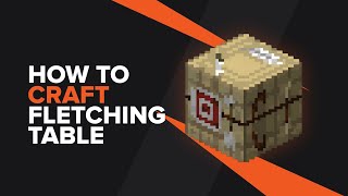 How to make Fletching Table in Minecraft [upl. by Ainigriv230]