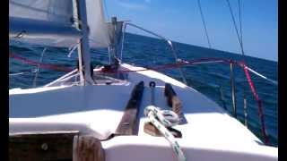 Halman 20 off the coast of Port Richey Fl [upl. by Mik]