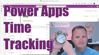 PowerApps Time Tracking [upl. by Nahraf170]