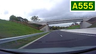 A555 Manchester Airport Relief Road  Westbound  Opening Day [upl. by Nibot565]