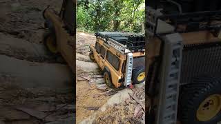 D1RC Camel Trophy Defender D110 short trail rc cameltrophy [upl. by Ramak]