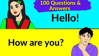 100 Essential English Questions amp Answers for Beginners  Speaking Practice ✅ [upl. by Solracnauj]