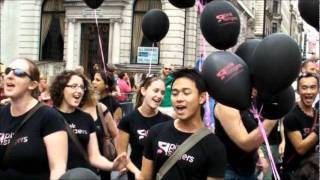 Pink Singers  I Got Rhythm  Pride London 2011 [upl. by Allehc]