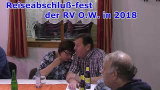 Reiseabschluss fest in der R V O W 2018 [upl. by Linea]