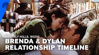 Beverly Hills 90210  Brenda amp Dylans Relationship Timeline  Paramount [upl. by Lebasile]