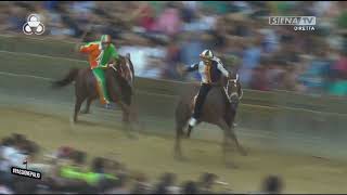 PALIO DI SIENA VINCE LA CONTRADA DELLA LUPA 17082024 [upl. by Einnahpets76]