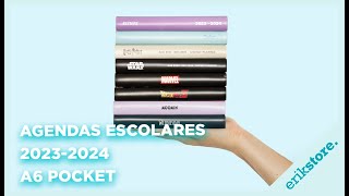 AGENDAS ESCOLARES 2023  2024 POCKET  ErikStore [upl. by Sillig]