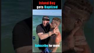 🏝️ ISLAND BOY gets BAPTIZED foreal 😎 shorts islandboy christian [upl. by Nedyrb]