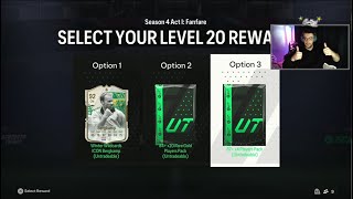 Opening the 87 x4 Season 4 Level 20 Reward FC 24 Ultimate Team [upl. by Anaytat]