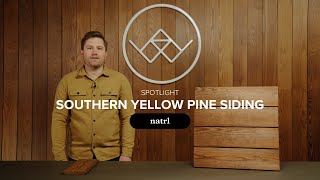 Spotlight  Thermally Modified Southern Yellow Pine Siding [upl. by Nnyletak]