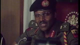 Buhari Coup Nigerian Military Governors Sworn in  January 1984 [upl. by Gies]