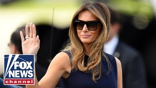 Melania Trump breaks silence on Jill Biden White House meeting [upl. by Ahselef]