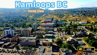 Downtown Kamloops BC Canada Drone 4K [upl. by Reiniar]