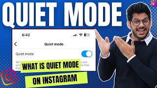 Instagram Par Quiet Mode Kya Hota Hai  What Is Quiet Mode On Instagram 2024 [upl. by Natlus]