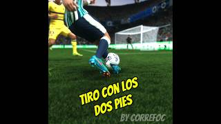 Tutorial Tiro con los DOS PIES en FC25 [upl. by Giule]