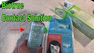 ✅ How To Use Bausch Lomb BioTrue Contact Lens Solution Review [upl. by Ulane]