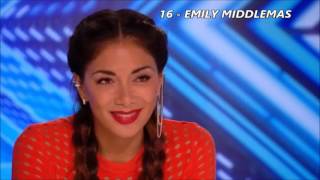 TOP 20 Best Auditions X Factor 2016 [upl. by Ap]